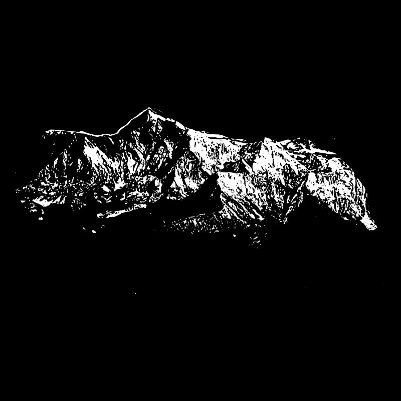 Mountains Outline