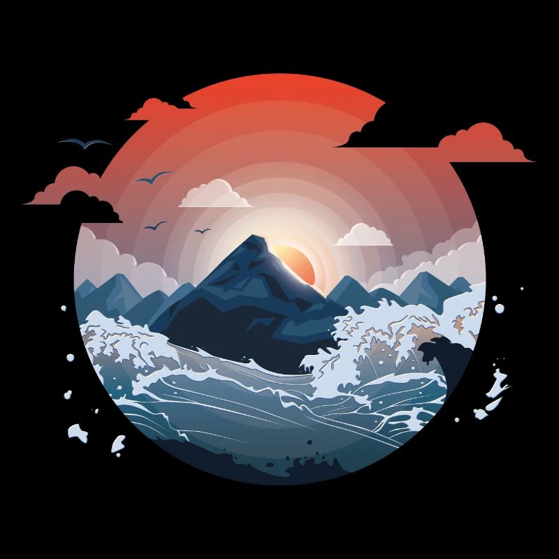 Surrounded by the storm