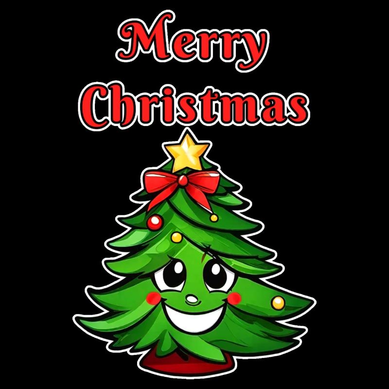 Mignon Joyeux Noël Sapin de Noël