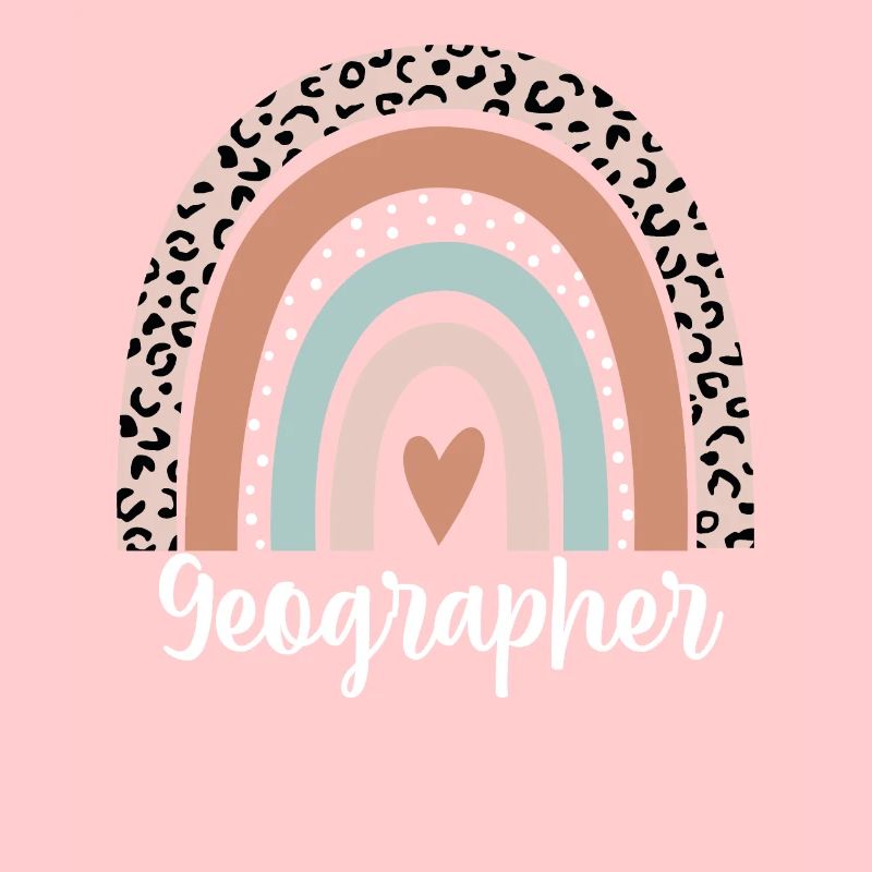 Geographer Rainbow Leopard Funny Geographer
