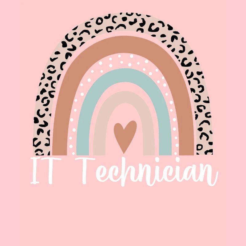 IT-Techniker Rainbow Leopard Lustiger IT-Techniker