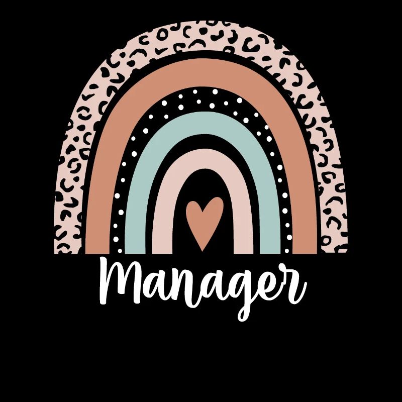 Manager Rainbow Leopard Drôle Manager Appréciation