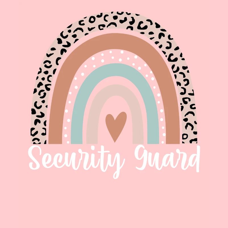 Agent de sécurité Rainbow Leopard Drôle Sécurité