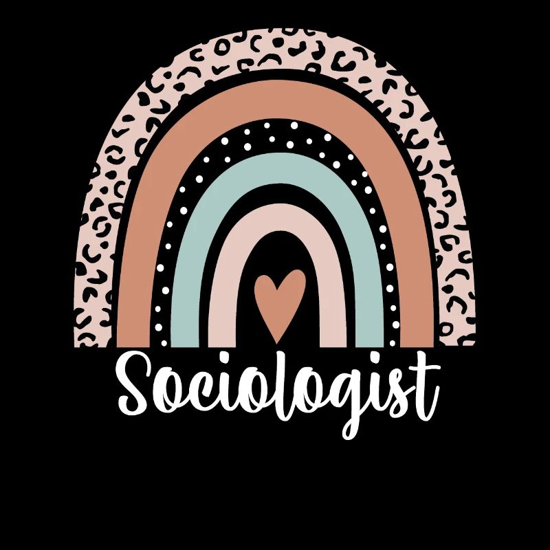 Sociologist Rainbow Leopard Funny Sociologist