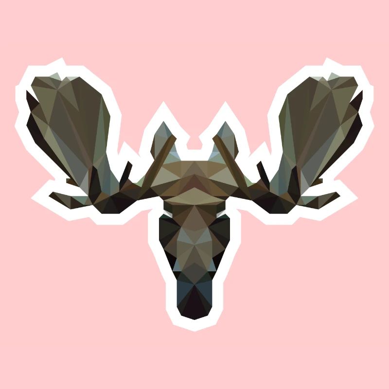 Low Poly Moosehead