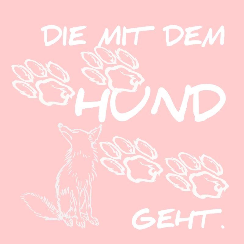 The dog goes