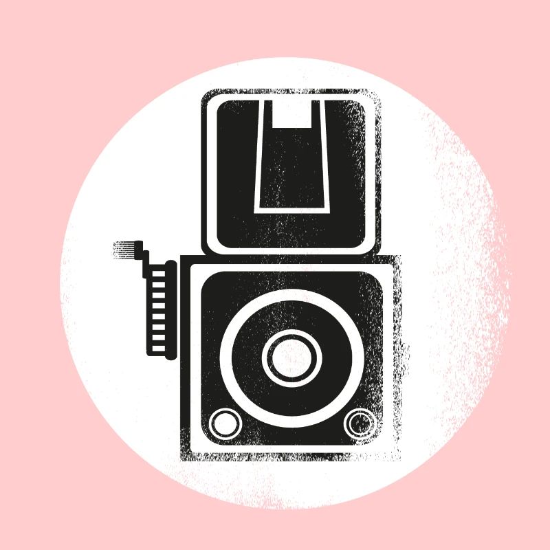 Camera stencil black gift