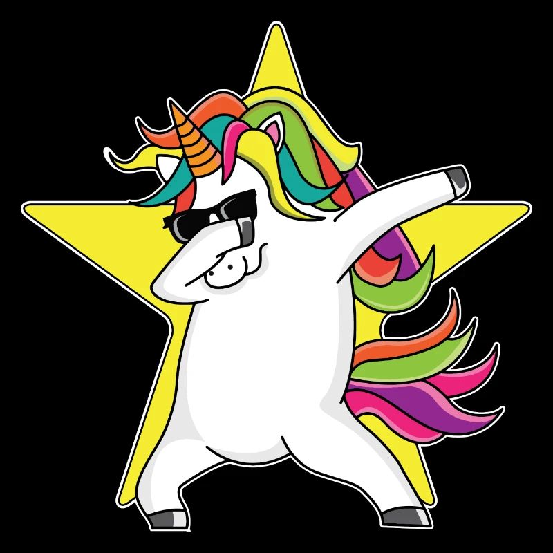 Funny Cute Dabbing Unicorn Gift Idea
