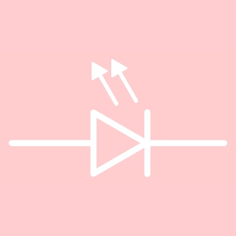 Circuit symbol light-emitting diode LED electronics