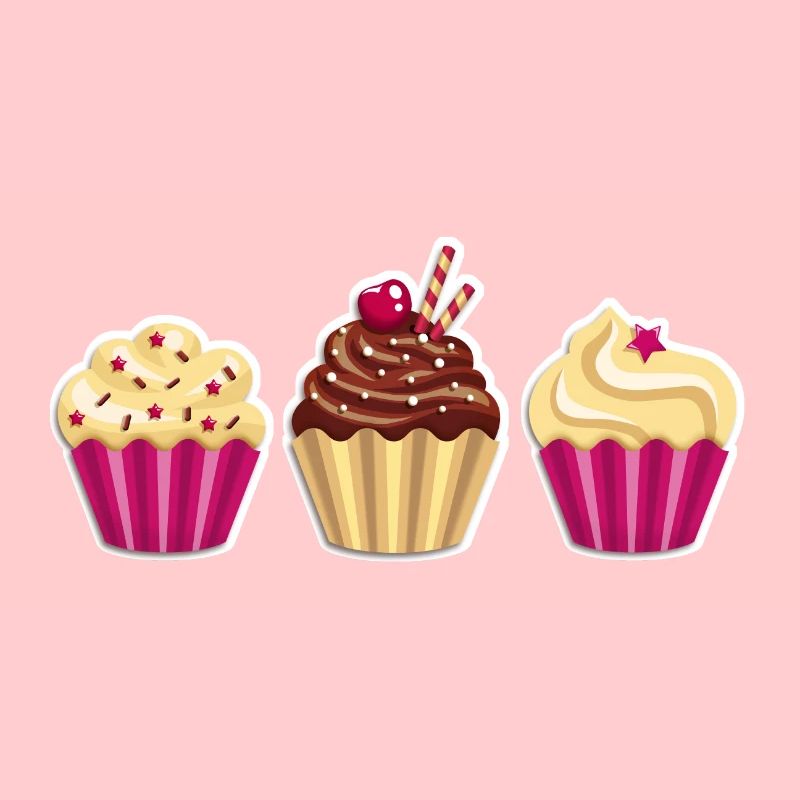 Cupcake - Muffin - Donut - Eis - Schokolade - DD