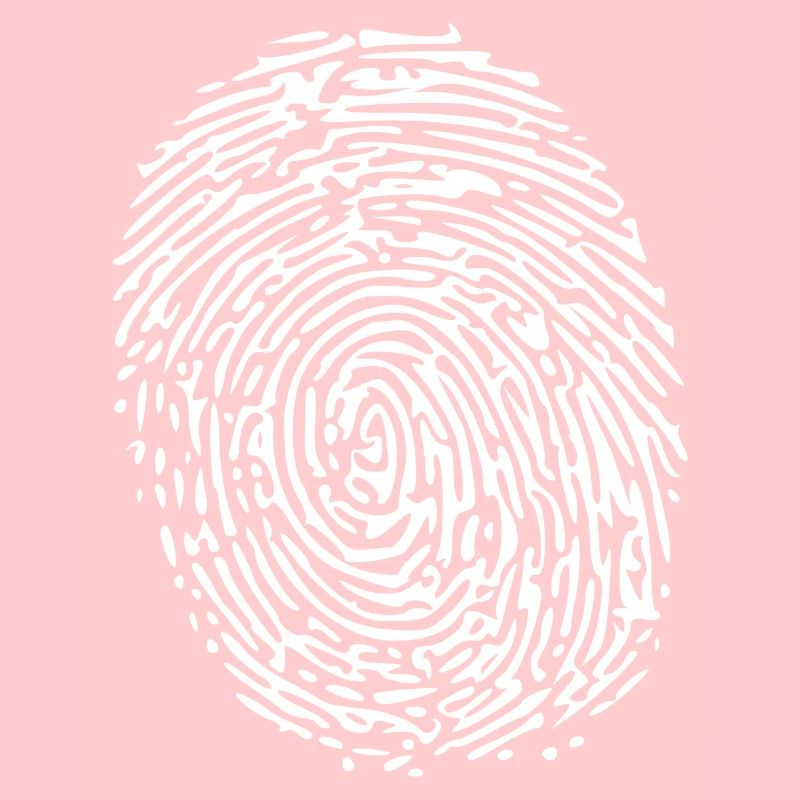 Empreinte digitale blanche