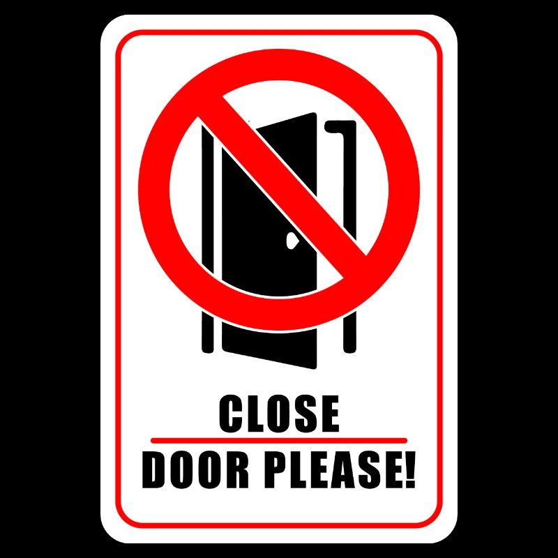 Please close doors | Please close the door