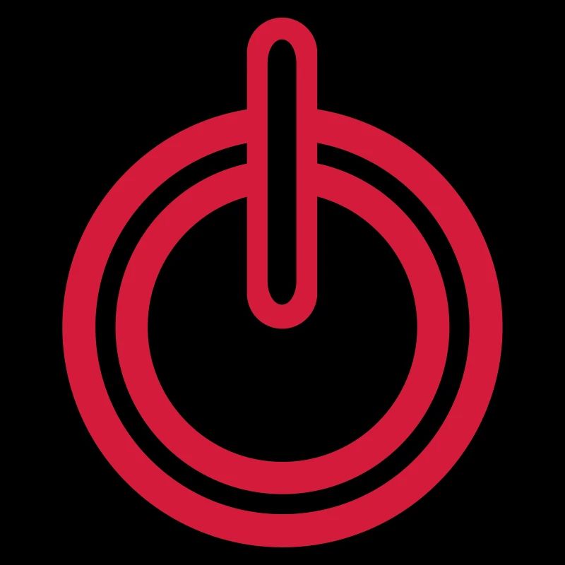 Power icon character shape computer icon