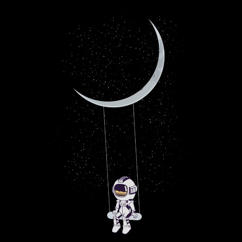 Astronaute dans la galaxie
