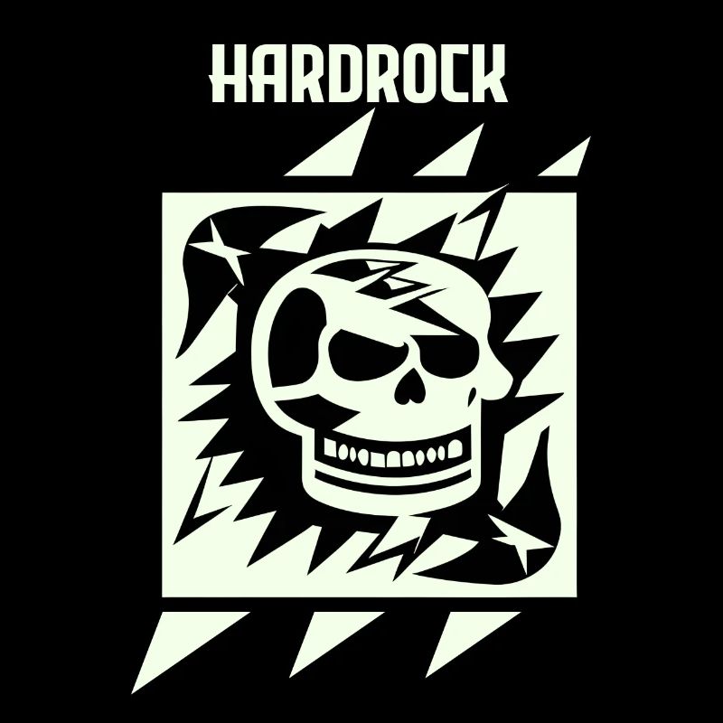 Hardrock - Visage de crâne