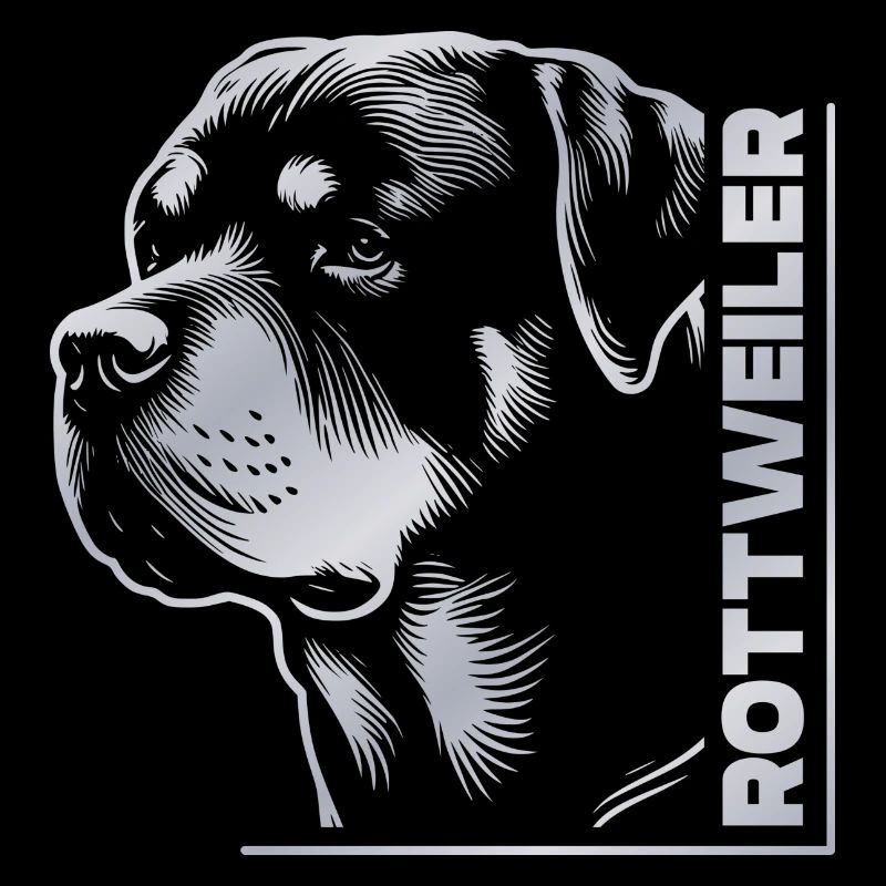 ROTTWEILER drawing head silver