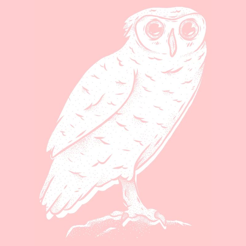 Tier des Waldes Eule gezeichnet