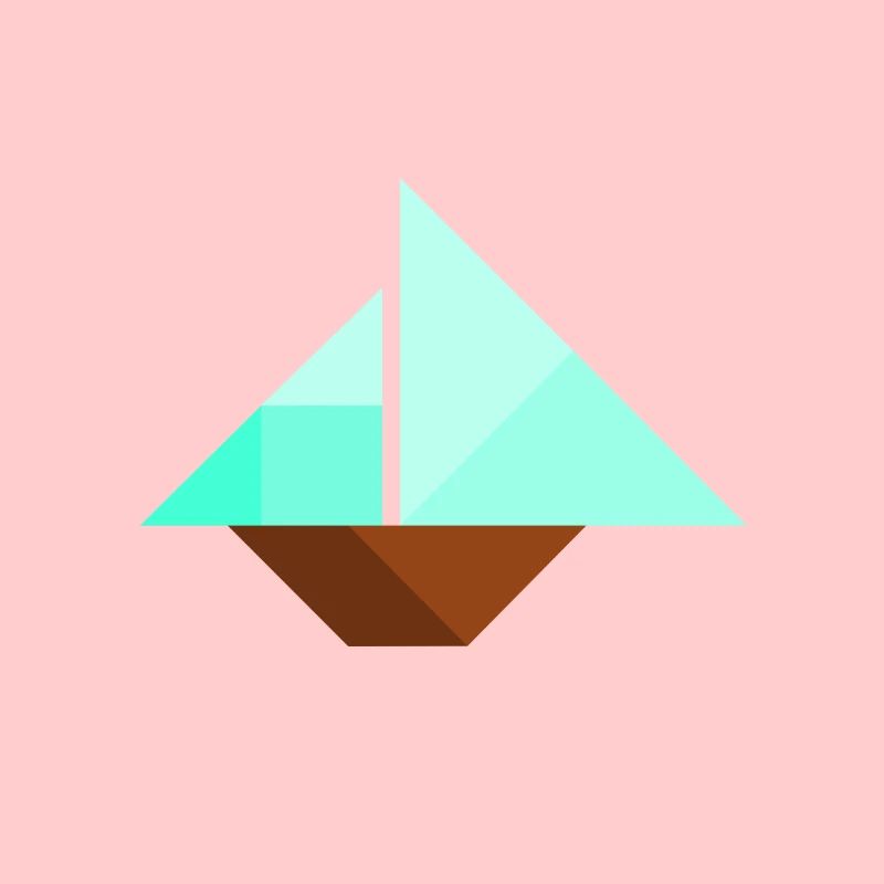 Sailing ship - Tangram