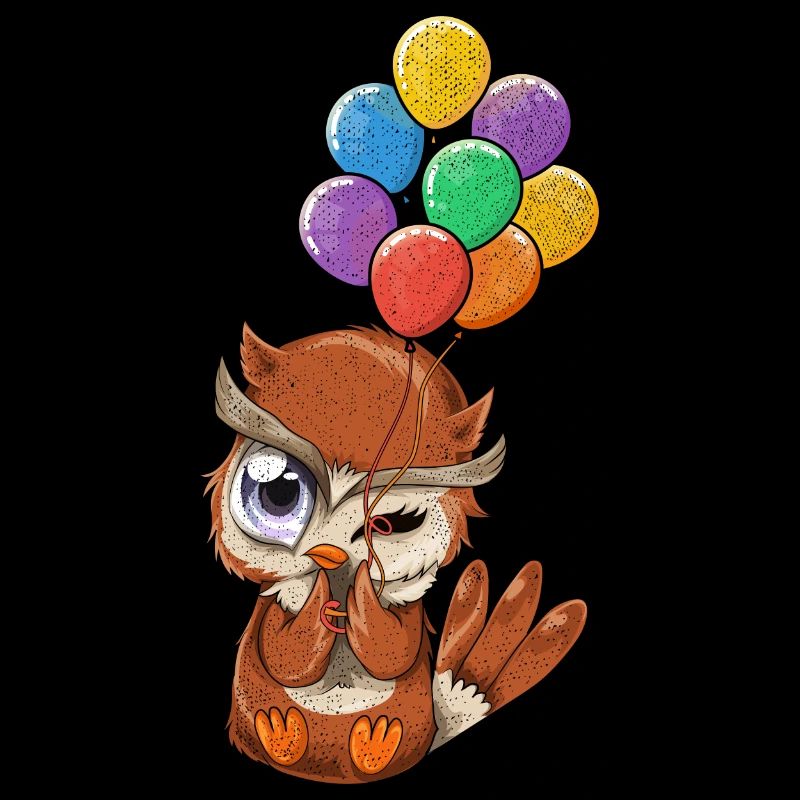 Weiser Vogel Wald Tier Geschenk Ballon Eule