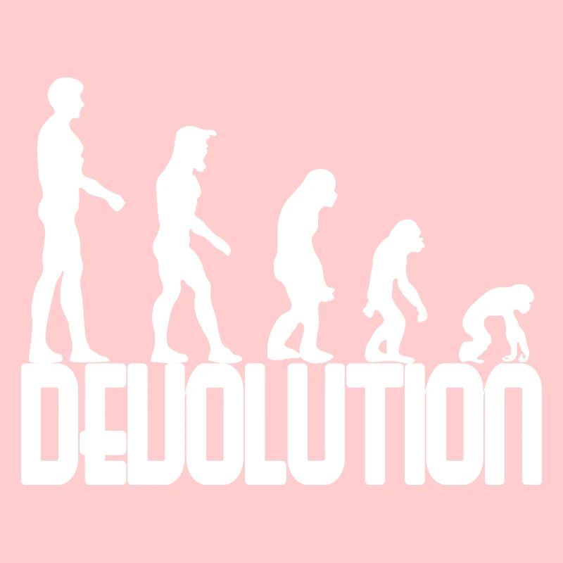 Devolution Evolution simple design