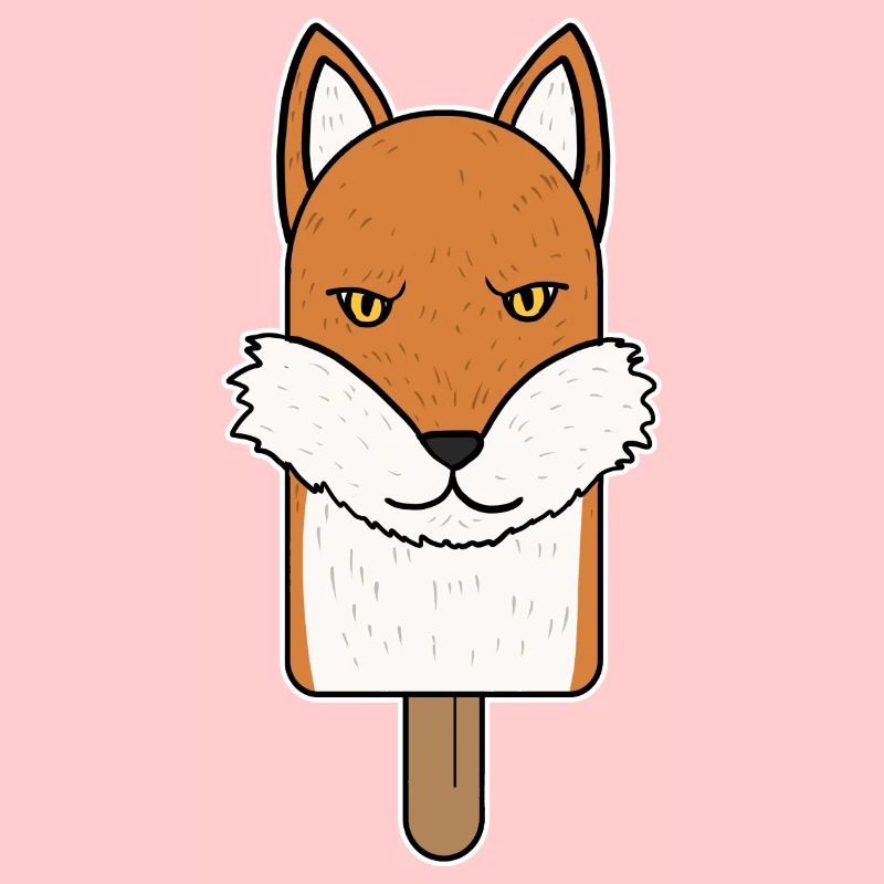 Fox Head Popsicle