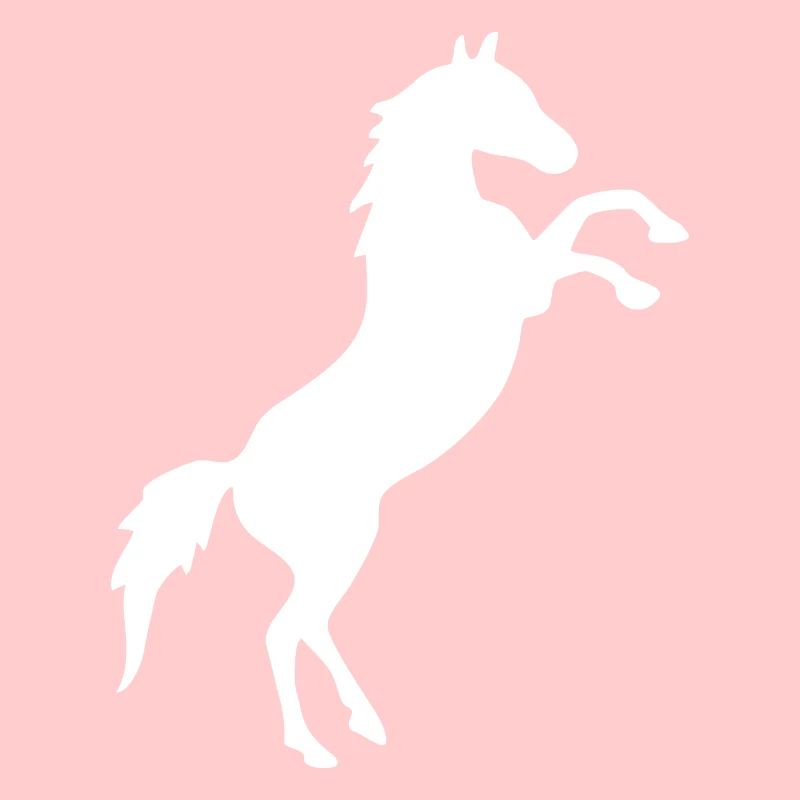 Élevage de chevaux blanc