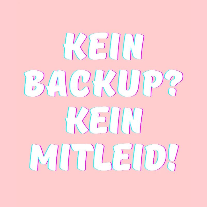 Kein Backup, kein Mitleid - IT Funny Programmierer