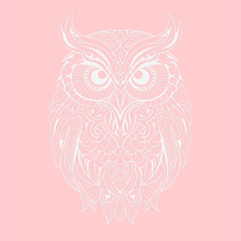 Mythisch magische Boho Eule mit Mustern