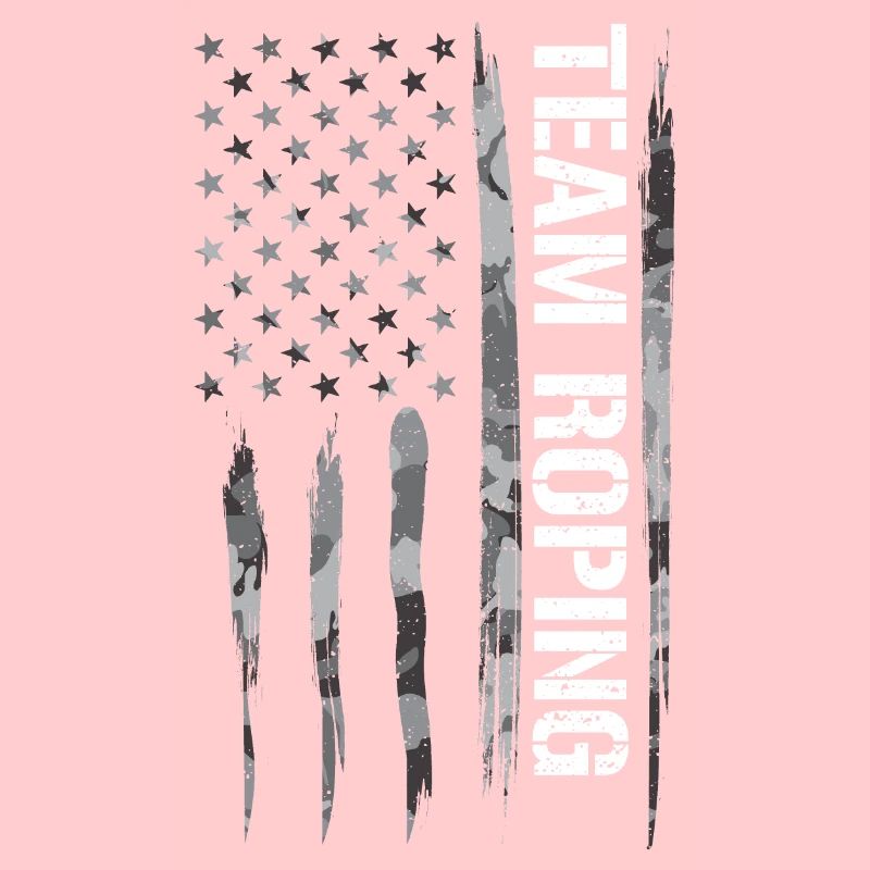 Roping par équipe - Drapeau américain
