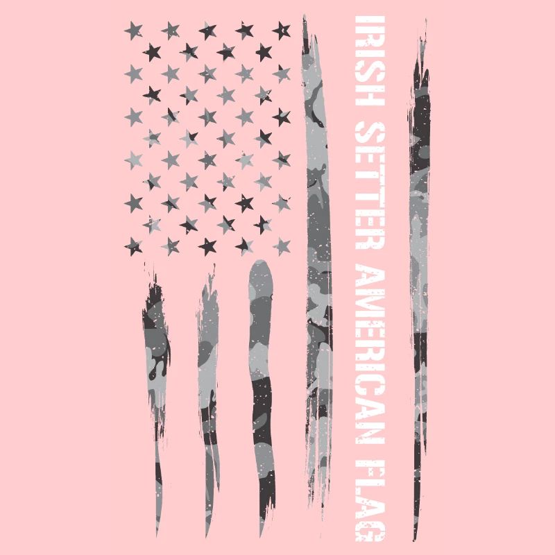Irish Setter American Flag