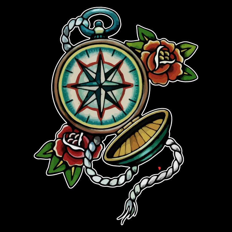 old school compass