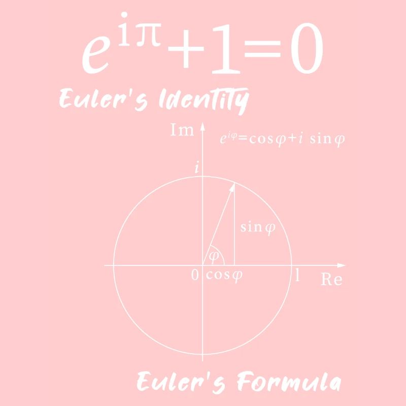 Euler’s formula école de maths cadeau