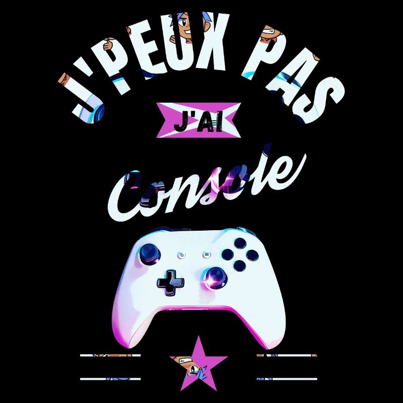 Teeshirt J'Peux Pas J'Ai Console
