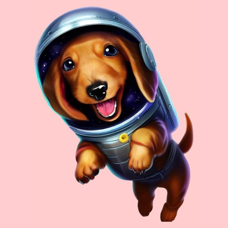 Teckel dans l’espace