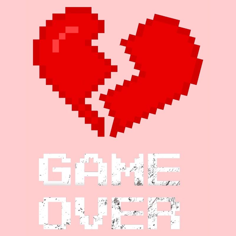 Relationships Single Pixel Pixelated Broken Heart