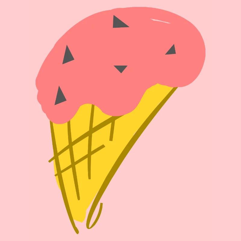 Erdbeereis
