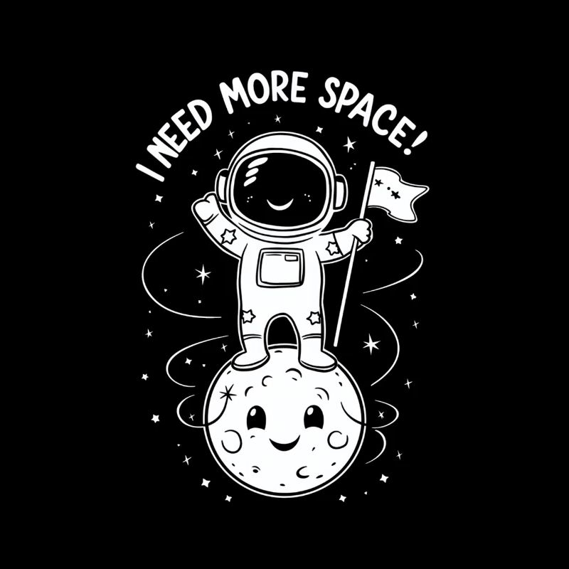 J’ai besoin de plus d’astronaute spatial