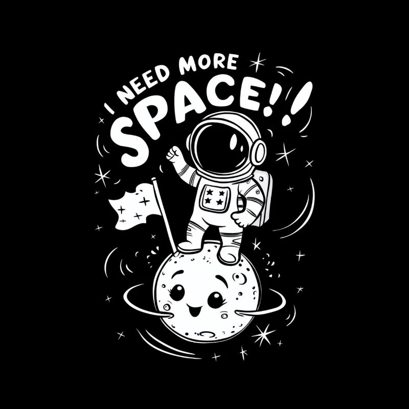 Besoin de plus d’astronaute drôle de l’espace