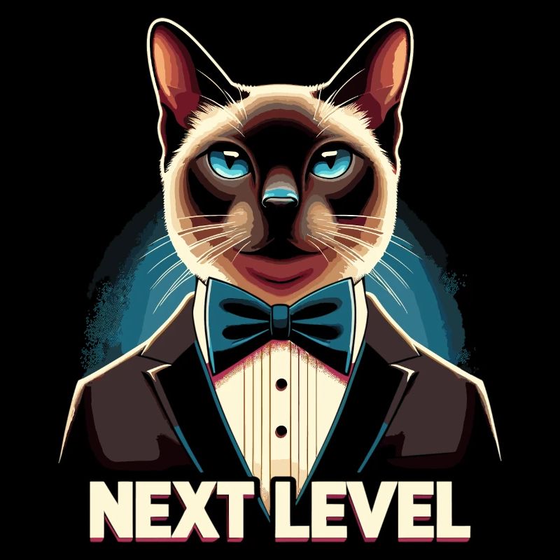 Siamese Cat Siamese Cat Next Level Suit Gift