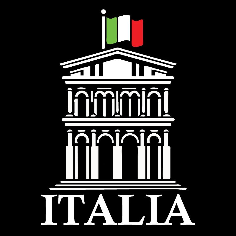 Italy Design with an imposing building