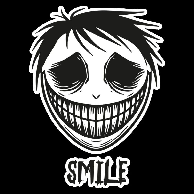 Creepy smiling face - Smile design