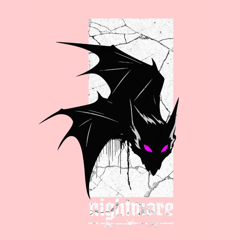 Nightmare Bat – Gothic Horror Vampire Creature Art
