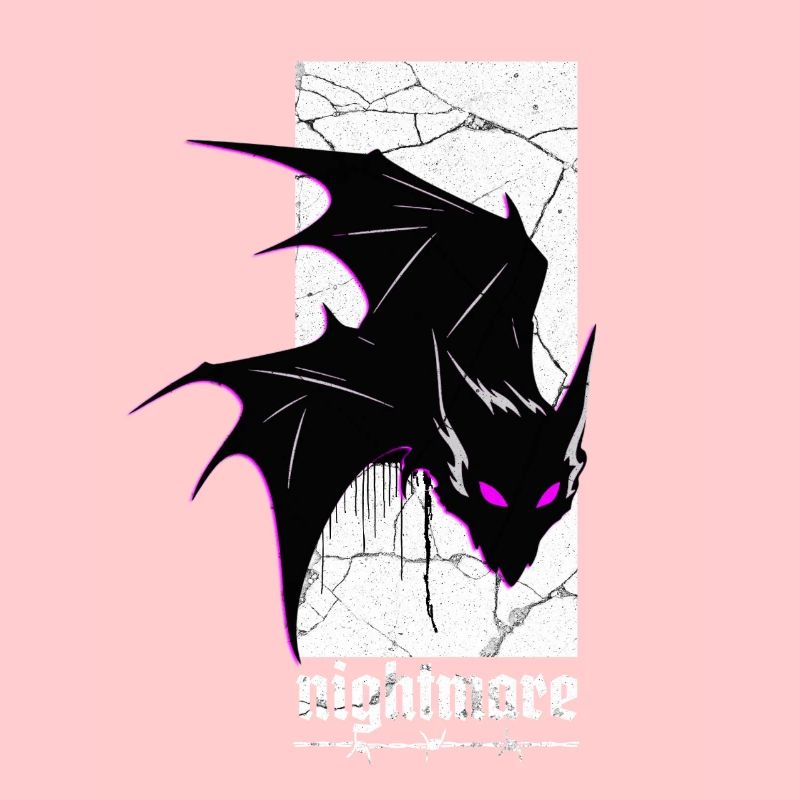 Nightmare Bat – Gothic Horror Vampire Creature Art