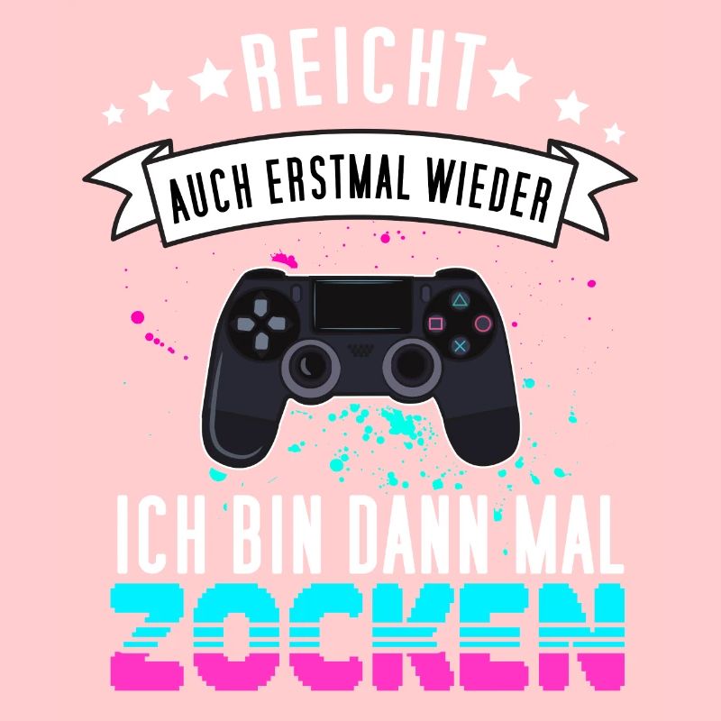 Gamer Design mit Controller - Funny Gaming Gamepad