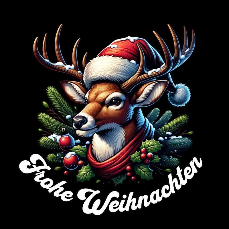 Frohe Weihnachten Rentier