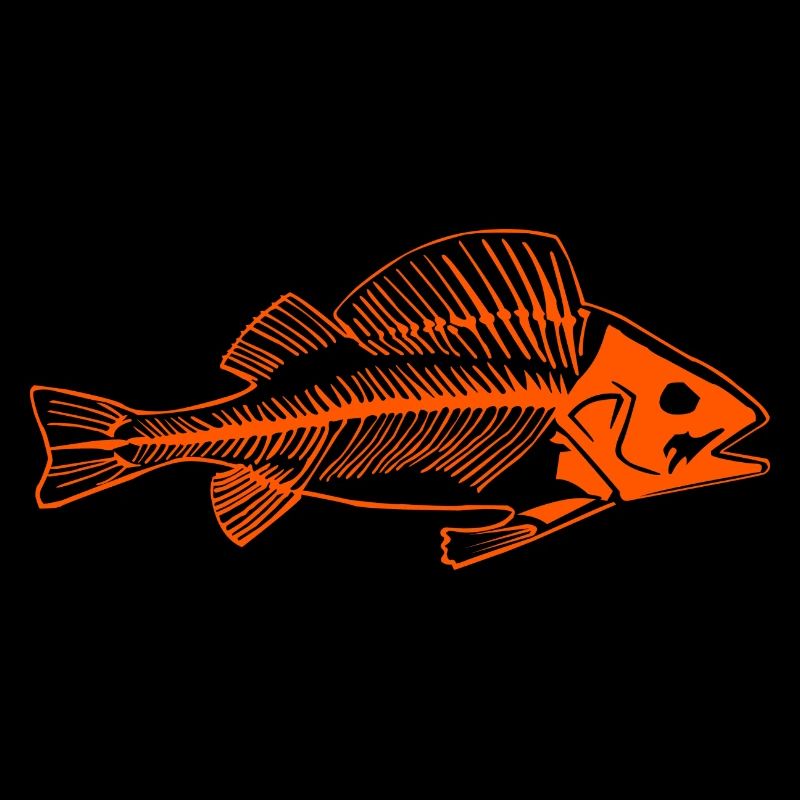 Red , cool perch as bone Deisgn