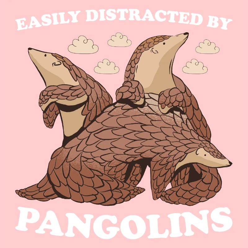Facilement distrait par les pangolins Pangolin