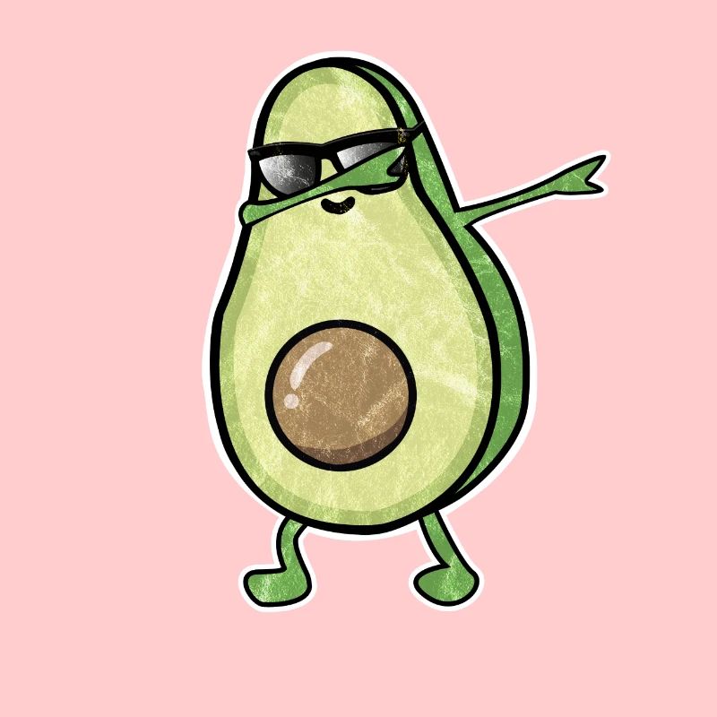 Avocado Dab Dabbing Dab Dance Tanz Sonnenbrille