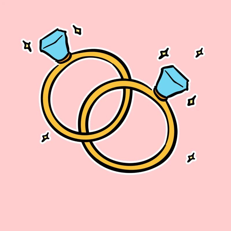 Verschlungene Ringe Geschenk Hochzeit Bling Ehe