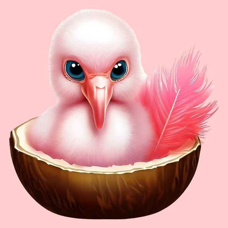 Coconut Flamingo
